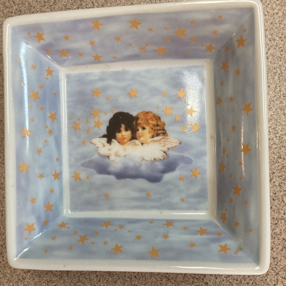 Angel Star Square Dish